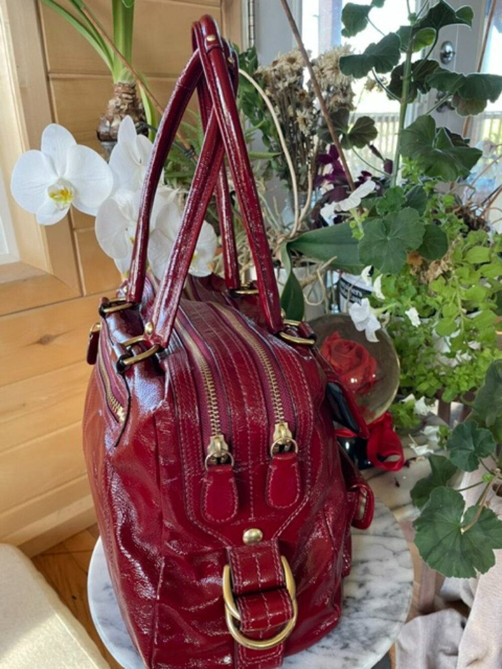 Coach Legacy Bleecker Street Peyton satchel bag (Limited Edition) Red- Bleeker - Picture 7 of 15